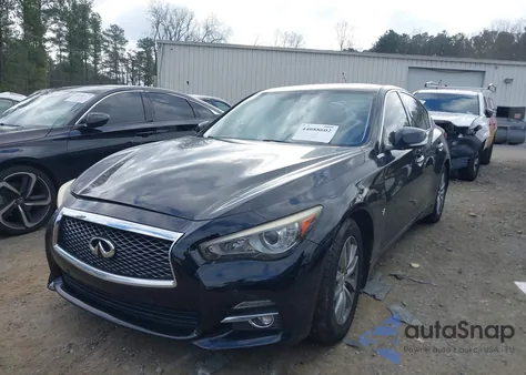 2015 Infiniti Q50 Premium from USA, damaged, VIN JN1BV7AR1FM403585